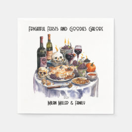 Guardanapo De Papel Papel de Banquetes Assustador do Halloween