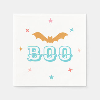 Guardanapo De Papel Papel de Boo de Halloween Rosa Napkin