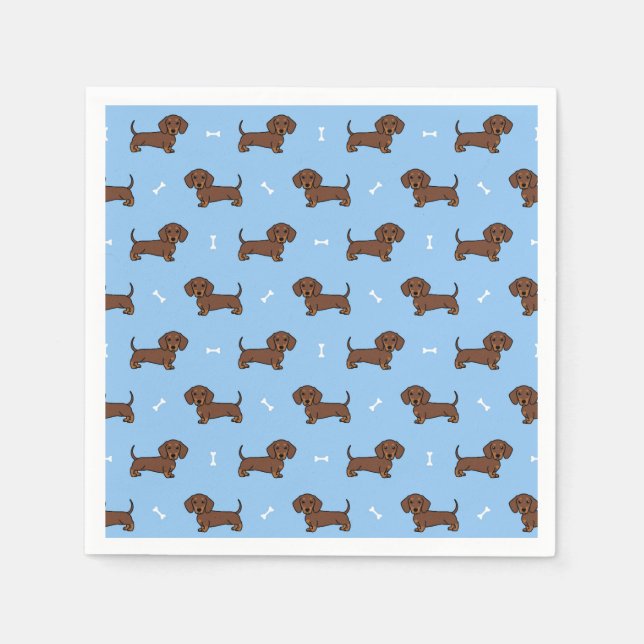 Guardanapo De Papel Papel de Cachorro Dachshund (Frente)