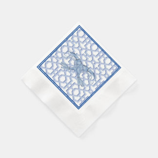 Guardanapo De Papel Papel de Camarão Azul Nápoles