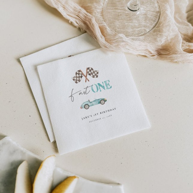 Guardanapo De Papel Papel de Carro Retroativo Adorável (Criador carregado)