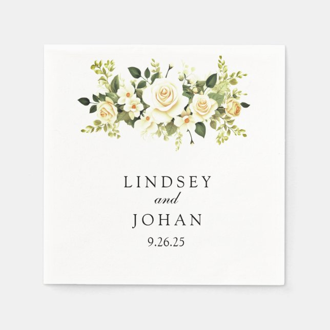 Guardanapo De Papel Papel de Casamento (Frente)