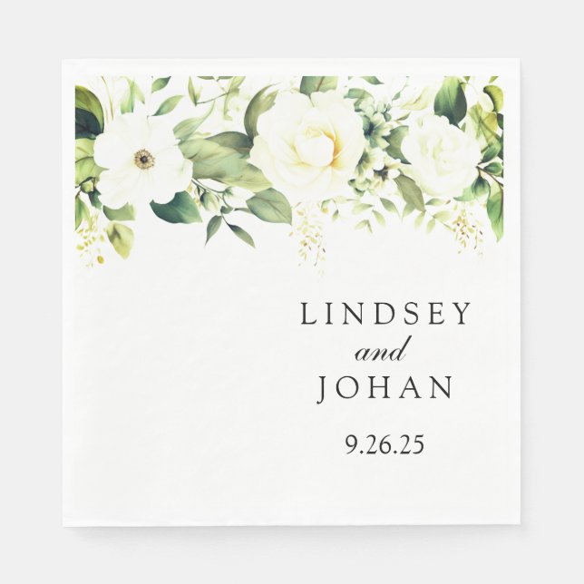 Guardanapo De Papel Papel de Casamento (Frente)