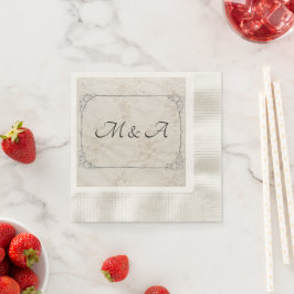 Guardanapo De Papel Papel de Casamento de rendas bordado Napkin