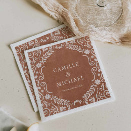 Guardanapo De Papel Papel De Casamento Do Picado Mexicano