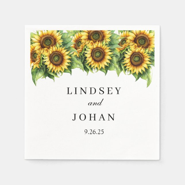 Guardanapo De Papel Papel de Casamento Napkins (Frente)