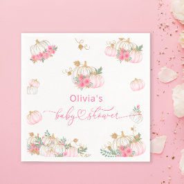 Guardanapo De Papel Papel de Chá de fraldas de Abóbora Rosa