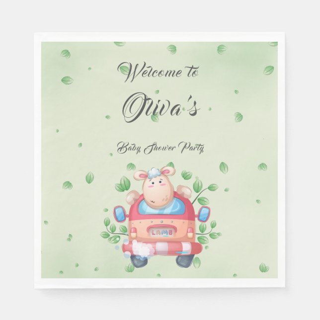 Guardanapo De Papel Papel de Chá de fraldas de carneiro (Frente)