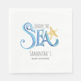 Guardanapo De Papel Papel de Chá de fraldas de Cores Aquáticas Cujas C