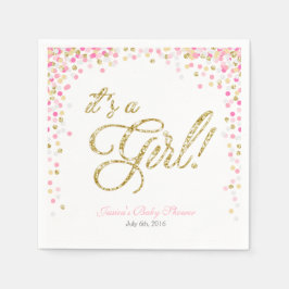 Guardanapo De Papel Papel de Chá de fraldas de Garota Napkin Rosa Dour