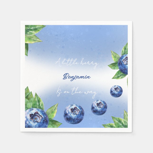 Guardanapo De Papel Papel de Chá de fraldas de Morango - Nápoles (Frente)