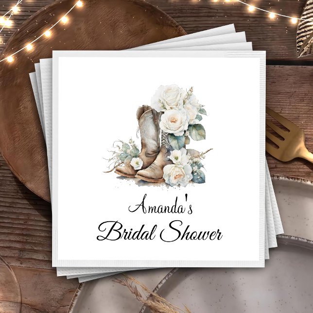 Guardanapo De Papel Papel de Chá de panela de Boot Floral - Nápoles (Criador carregado)