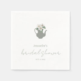 Guardanapo De Papel Papel de chá de panela do Tea Party Jardim