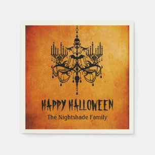 Guardanapo De Papel Papel de Chandelier de Halloween