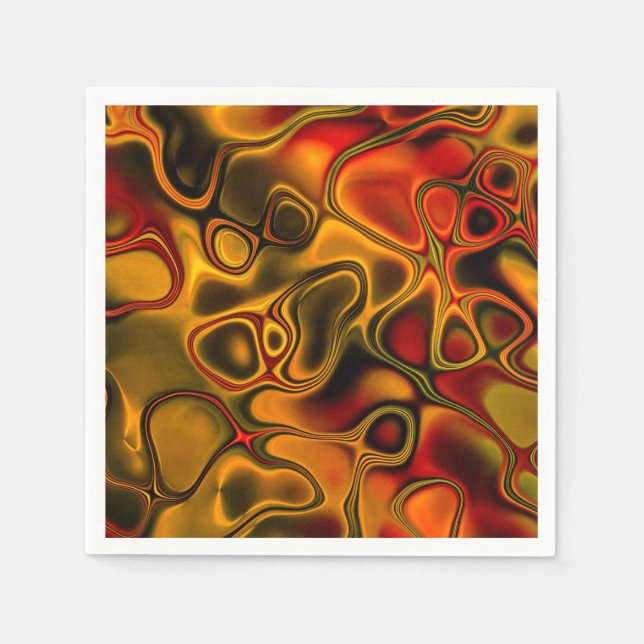 Guardanapo De Papel Papel de Chocolate Derretido Cocktail Napkin (Frente)