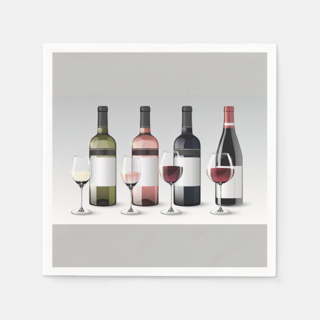 Guardanapo De Papel Papel de Coleta de Vinhos Nápoles (Frente)