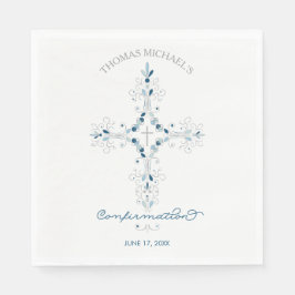 Guardanapo De Papel Papel de Confirmação Napkins - Partido Personaliza