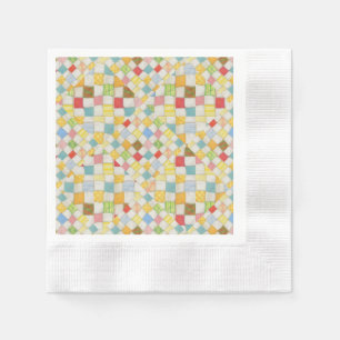 Guardanapo De Papel Papel de coquetel cunhado de MOSAIC QUILT