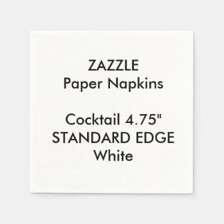 Guardanapo De Papel Papel de Coquetel de Borda Simples e ZAZZLE Napkin