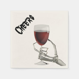 Guardanapo De Papel Papel de coquetel para o Skeleton Halloween