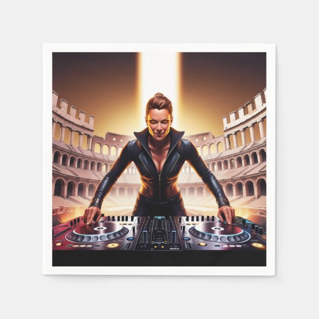 Guardanapo De Papel Papel de desenho musical Napkin (Frente)