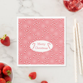 Guardanapo De Papel Papel de doce de Natal rosa Nápoles