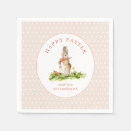 Guardanapo De Papel Papel de Felz pascoa, cor-de-rosa, de cor branca, 