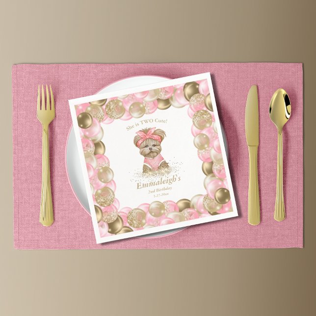 Guardanapo De Papel Papel de Festa de aniversário de Balão Bonito York (Criador carregado)