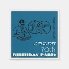 Guardanapo De Papel Papel de Festa de aniversário de futebol binocular