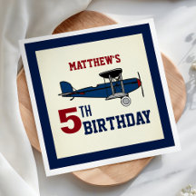 Papel de Festa de aniversário do avião retrorrefle