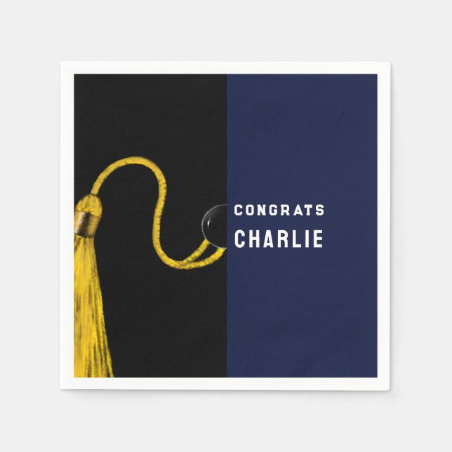 Guardanapo De Papel Papel de Festa de formatura criativo (Frente)