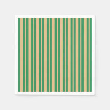 Papel de festa de Natal listrado bege verde