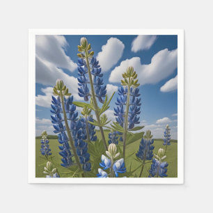 Guardanapo De Papel Papel de Flor Bluebonnet Napkins