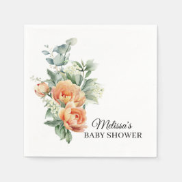 Guardanapo De Papel Papel de Flor de Pêssego Rústico