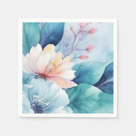 Guardanapo De Papel Papel de Flores Elegante