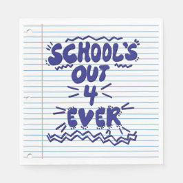 Guardanapo De Papel Papel de Folha Solta School’s Out Forever