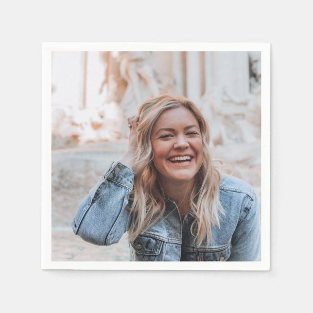 Guardanapo De Papel Papel de Fotografia Personalizado (Frente)