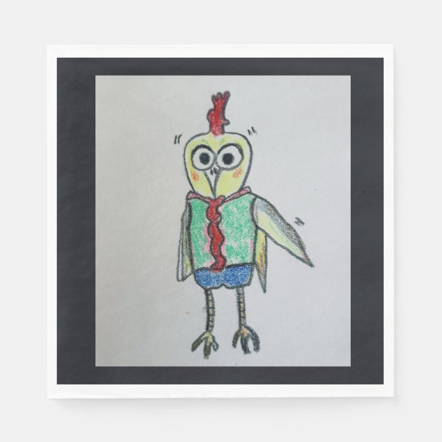 Guardanapo De Papel Papel de frango Napkin (Frente)