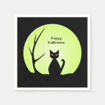 Papel de gato horroroso Napkin