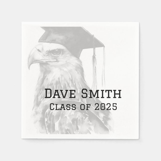 Guardanapo De Papel Papel de Graduação Personalizado Único Napkin (Frente)