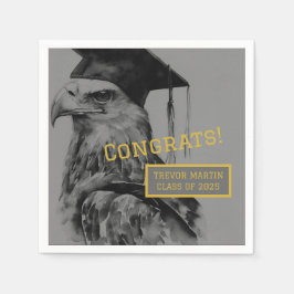 Guardanapo De Papel Papel de Graduação Personalizado Único Napkin