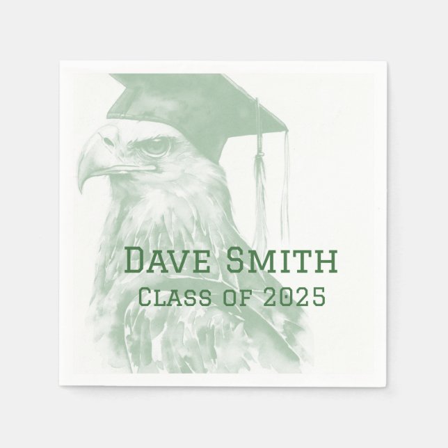 Guardanapo De Papel Papel de Graduação Personalizado Único Napkin (Frente)