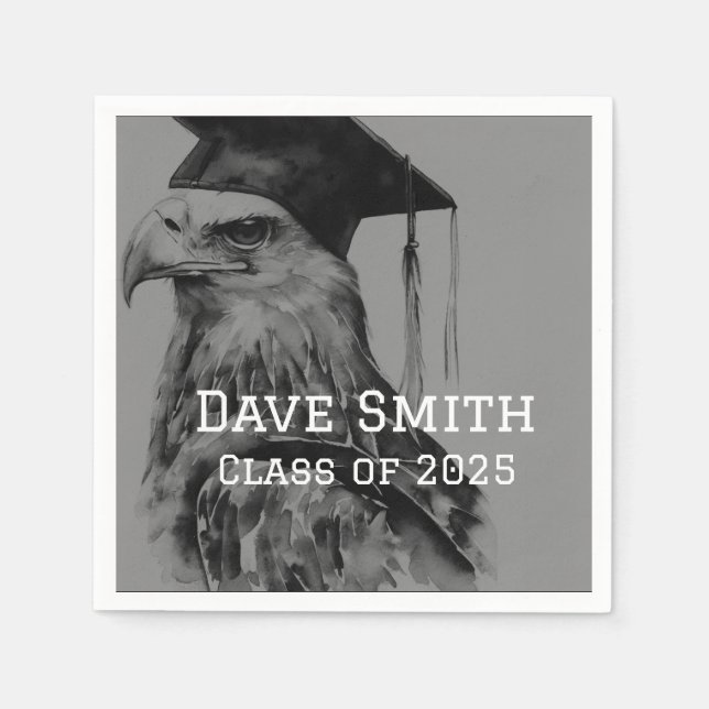 Guardanapo De Papel Papel de Graduação Personalizado Único Napkin (Frente)