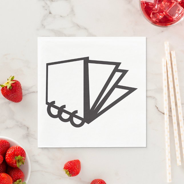 Guardanapo De Papel Papel de Ícone de Páginas de Notebook Napkins (Criador carregado)