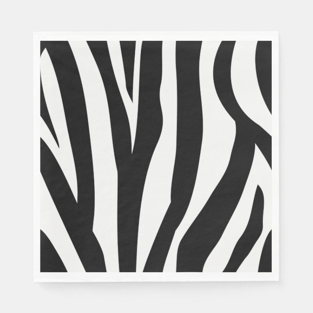 Guardanapo De Papel Papel de impressão zebra Napkins (Frente)