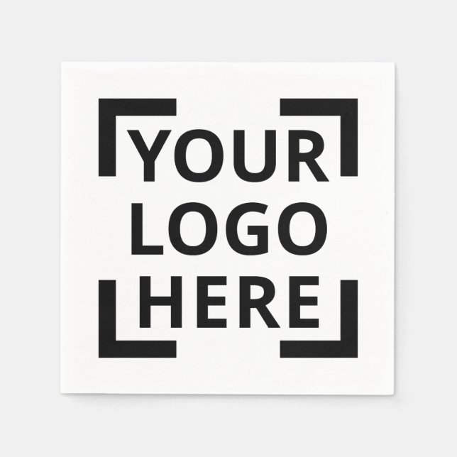 Guardanapo De Papel Papel de logotipo personalizado Napkins (Frente)