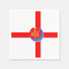 Guardanapo De Papel Papel de máscara de gás vermelho Nápoles