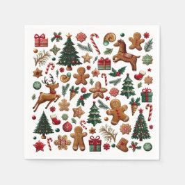 Guardanapo De Papel Papel de Natal Divertido Napkin