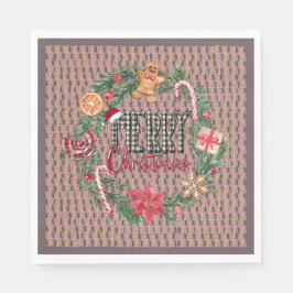 Guardanapo De Papel Papel de Natal Napkin