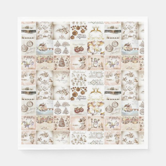 Guardanapo De Papel Papel de Natal Napkins (Frente)